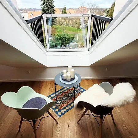 Seezeit - Gemuetliche Ferienwohnung, Tiefgarage, Cospudener شقة *