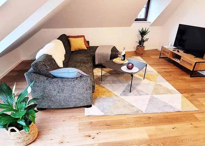 Апартаменты Seezeit - Gemuetliche Ferienwohnung, Tiefgarage, Cospudener Марклеберг