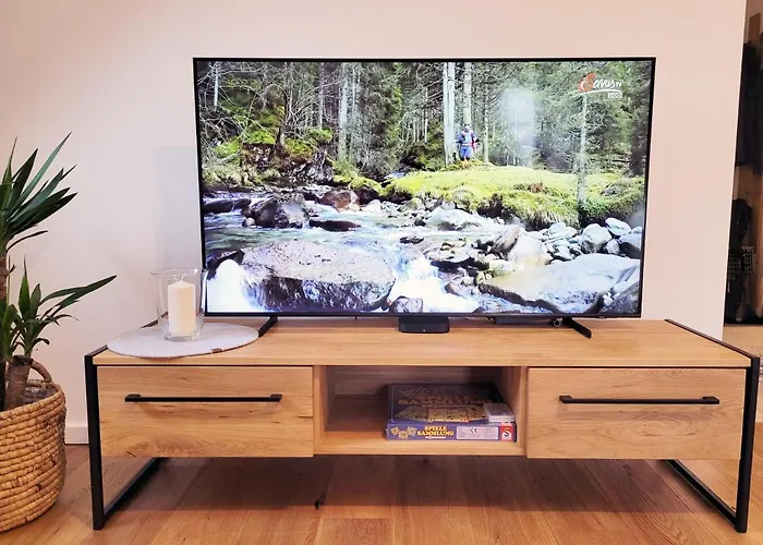 Seezeit - Gemuetliche Ferienwohnung, Tiefgarage, Cospudener