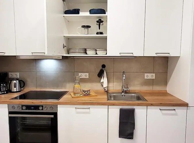 Seezeit - Gemuetliche Ferienwohnung, Tiefgarage, Cospudener Марклеберг